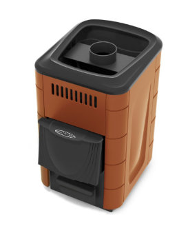 Дровяная печь для бани TMF Компакт 2017 Inox КТК терракота